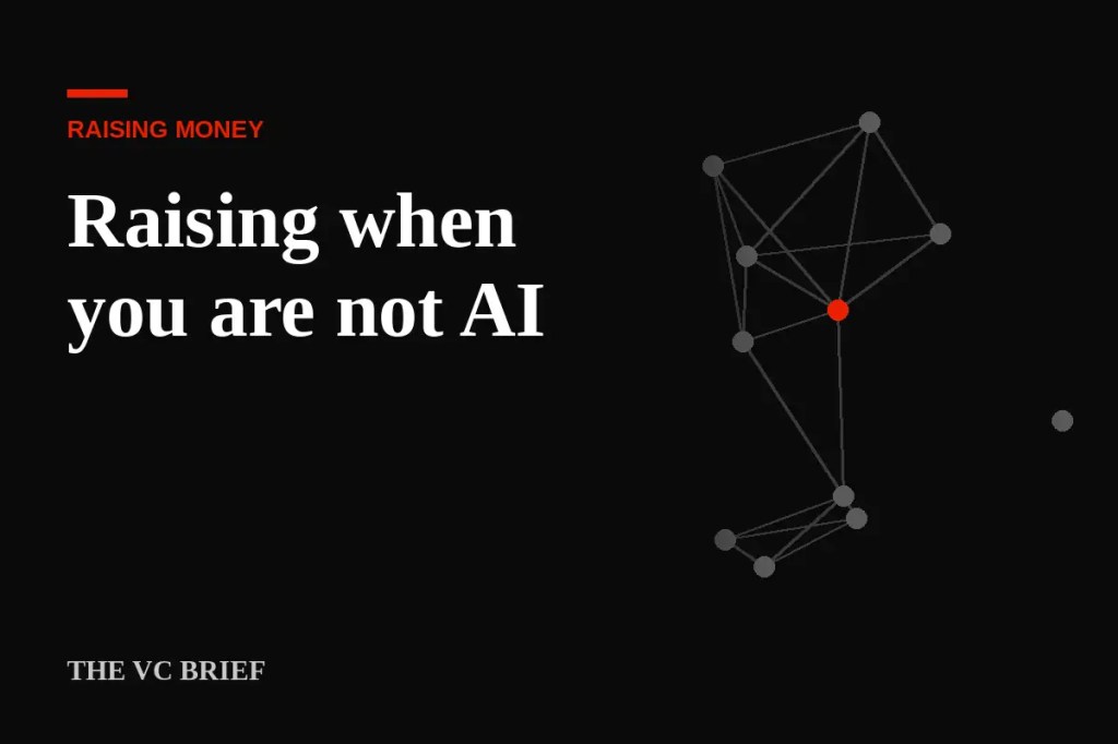 Not an AI company? How to raise when AI takes most of the money
