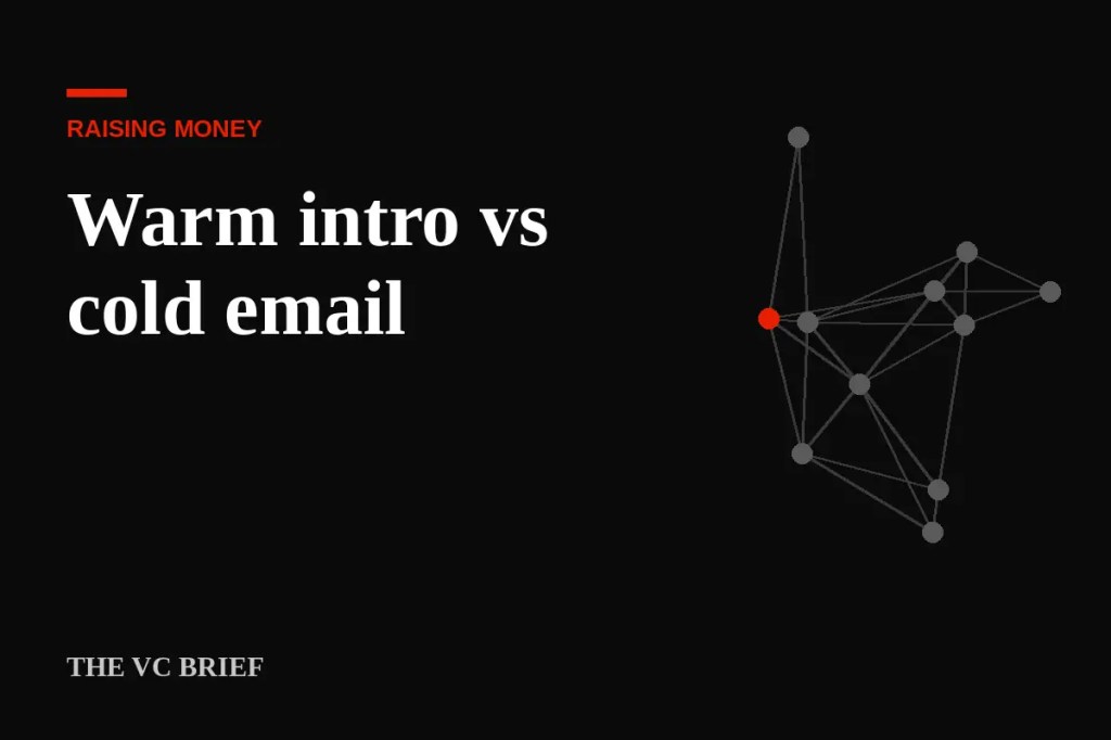 Warm intro vs cold email: how to actually reach investors