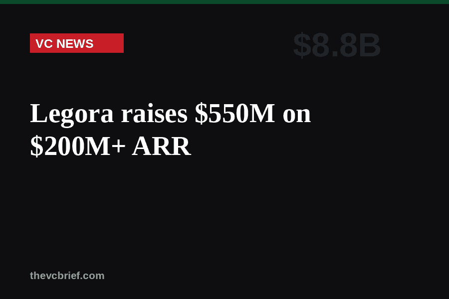 Legora raises $550M at $8.8B, with $200M+ in ARR behind it